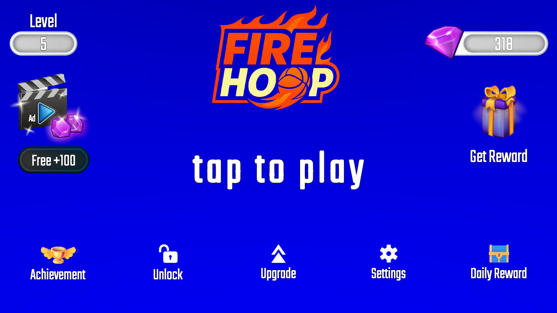 Fire Hoop: Basketball Game